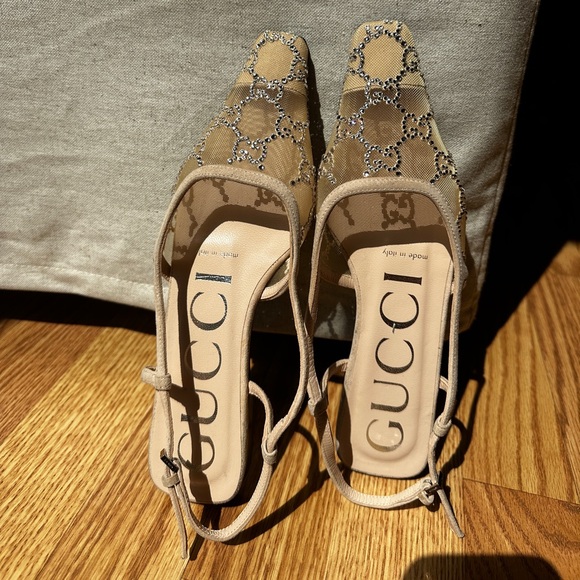 NWOT WOMEN'S GG SLINGBACK BALLET FLAT - Picture 2 of 6